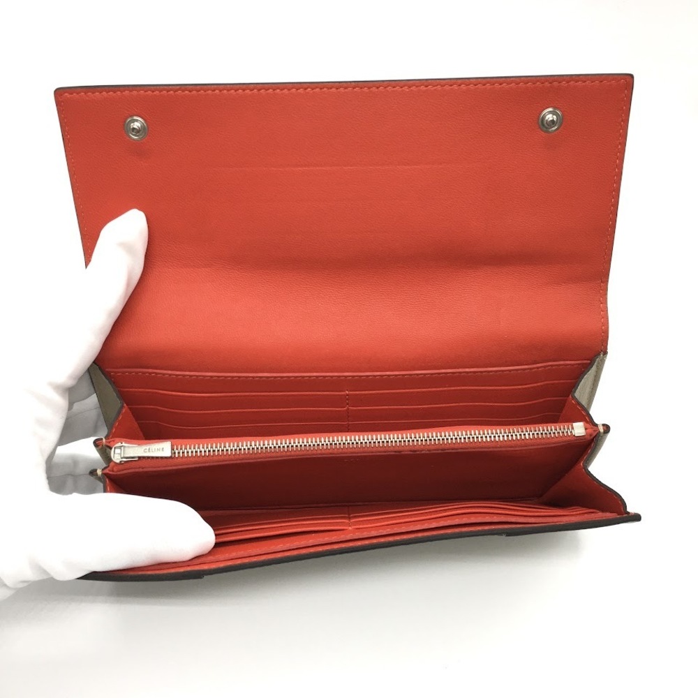 Celine Flap Multi Function Bifold Wallet Beige - image 6